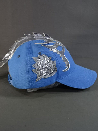 【直筆サイン入り】ウルティモ・ドラゴン マスクキャップ①(ライトブルー）