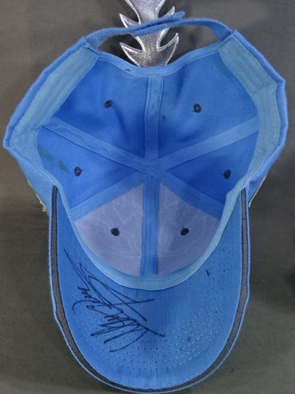 【直筆サイン入り】ウルティモ・ドラゴン マスクキャップ①(ライトブルー）