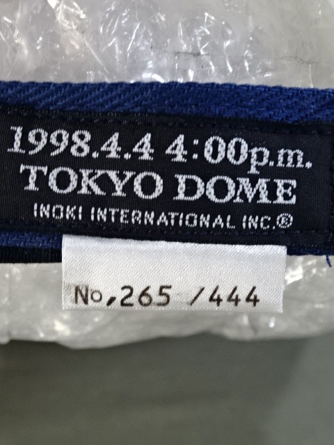 アントニオ猪木引退記念「FINALLY!!」キャップ