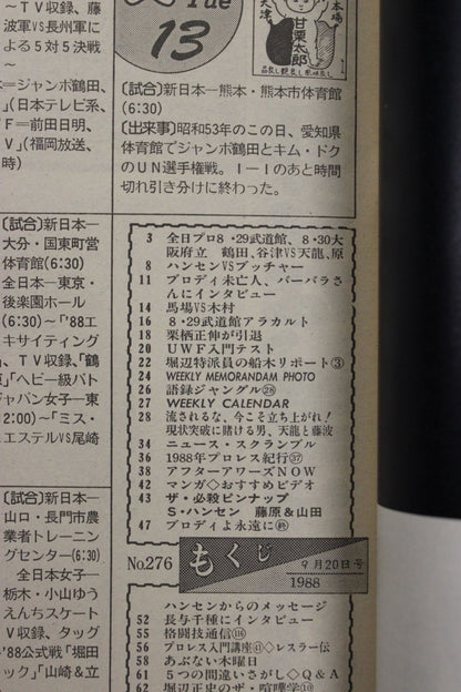 Weekly Pro Wrestling  276