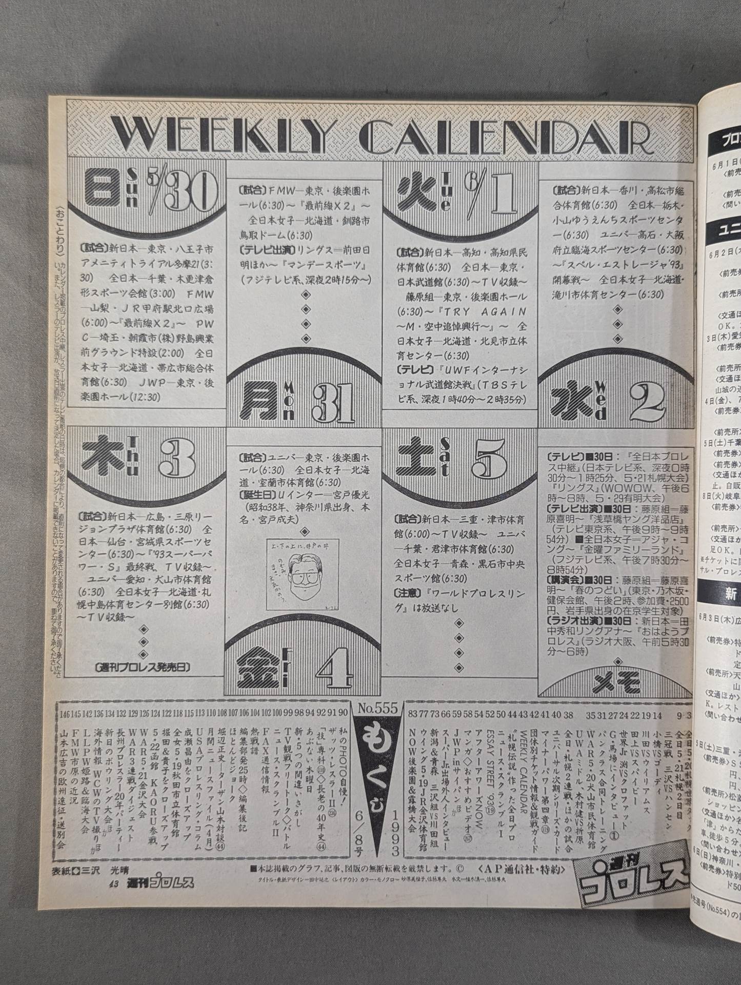 Weekly Pro Wrestling 555