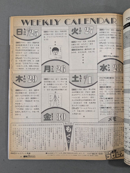 Weekly Pro Wrestling  550