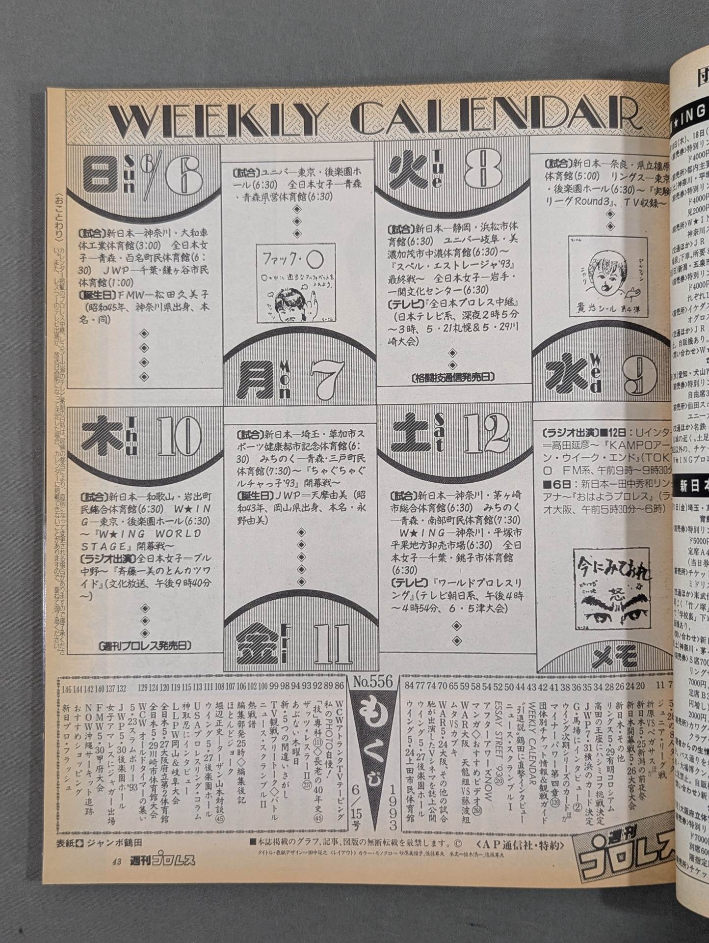 Weekly Pro Wrestling  556