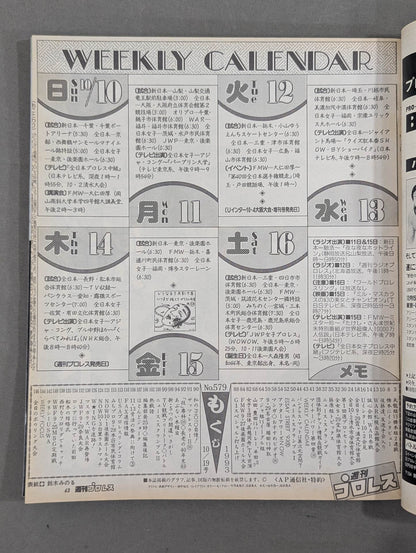 Weekly Pro Wrestling  579