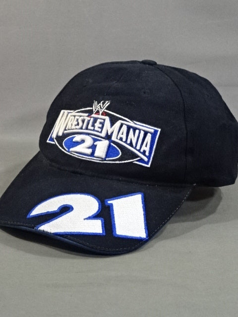 WRESTLEMANIA 21 キャップ(2005(WWE) / ブラック)