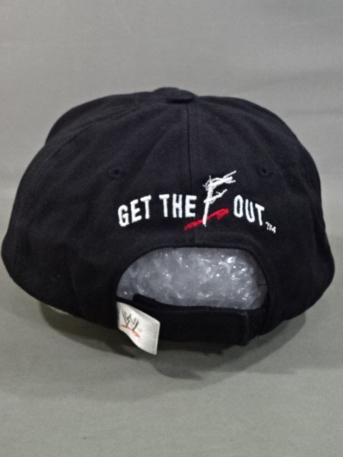 GET THE F OUT キャップ(2002(WWE) / ブラック)
