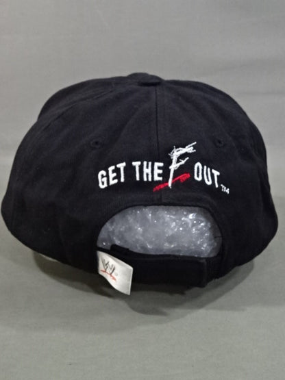 GET THE F OUT キャップ(2002(WWE) / ブラック)