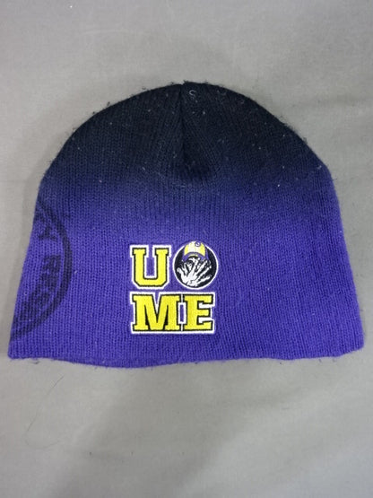 ジョン・シナ ニットキャップ①(2010(WWE) / パープル×ブラック)