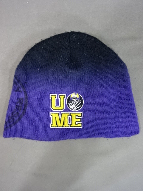 ジョン・シナ ニットキャップ①(2010(WWE) / パープル×ブラック)