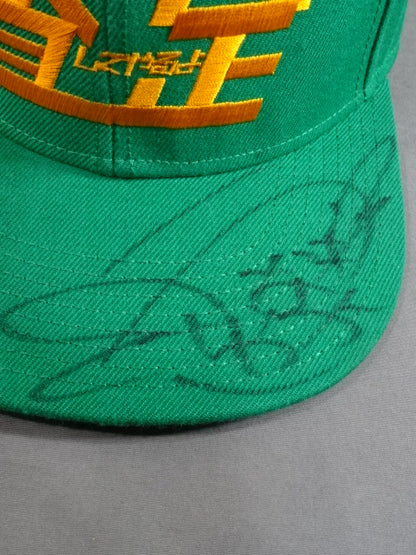 【直筆サイン入り】ウナギ・サヤカ 査定キャップ②(グリーン)