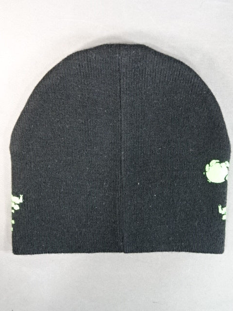 D-GENERATION X ニットキャップ①(2009(WWE) / ブラック×グリーン)