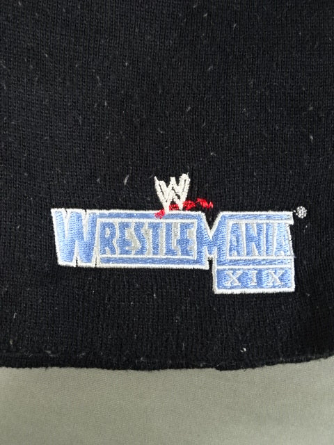 WRESTLEMANIA 19ニットキャップ①(2003(WWE) / ブラック)