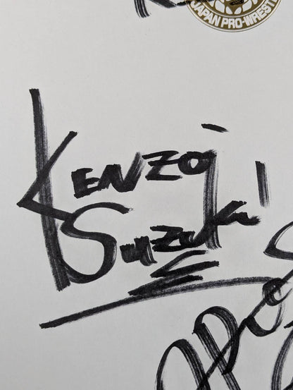 ★キング・オブ・ザ・ヒルズ★ 鈴木健想＆棚橋弘至(ライオンマーク色紙)