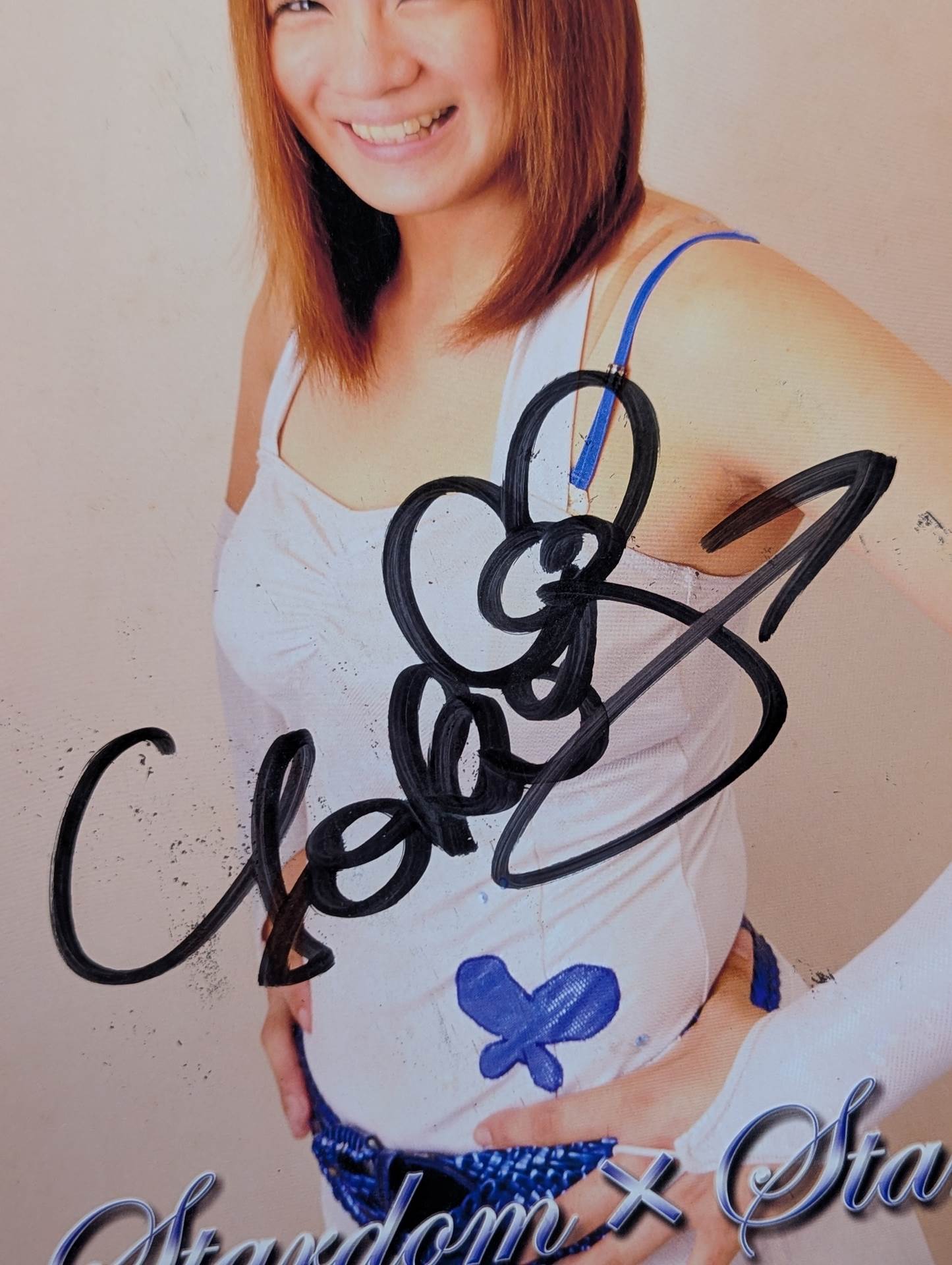 [3 fighters hand signed autograph 】FOTOLIBRE Ring Stars Numero.2