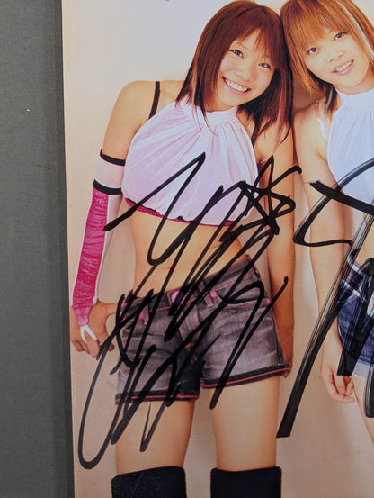 [3 fighters hand signed autograph 】FOTOLIBRE Ring Stars Numero.2