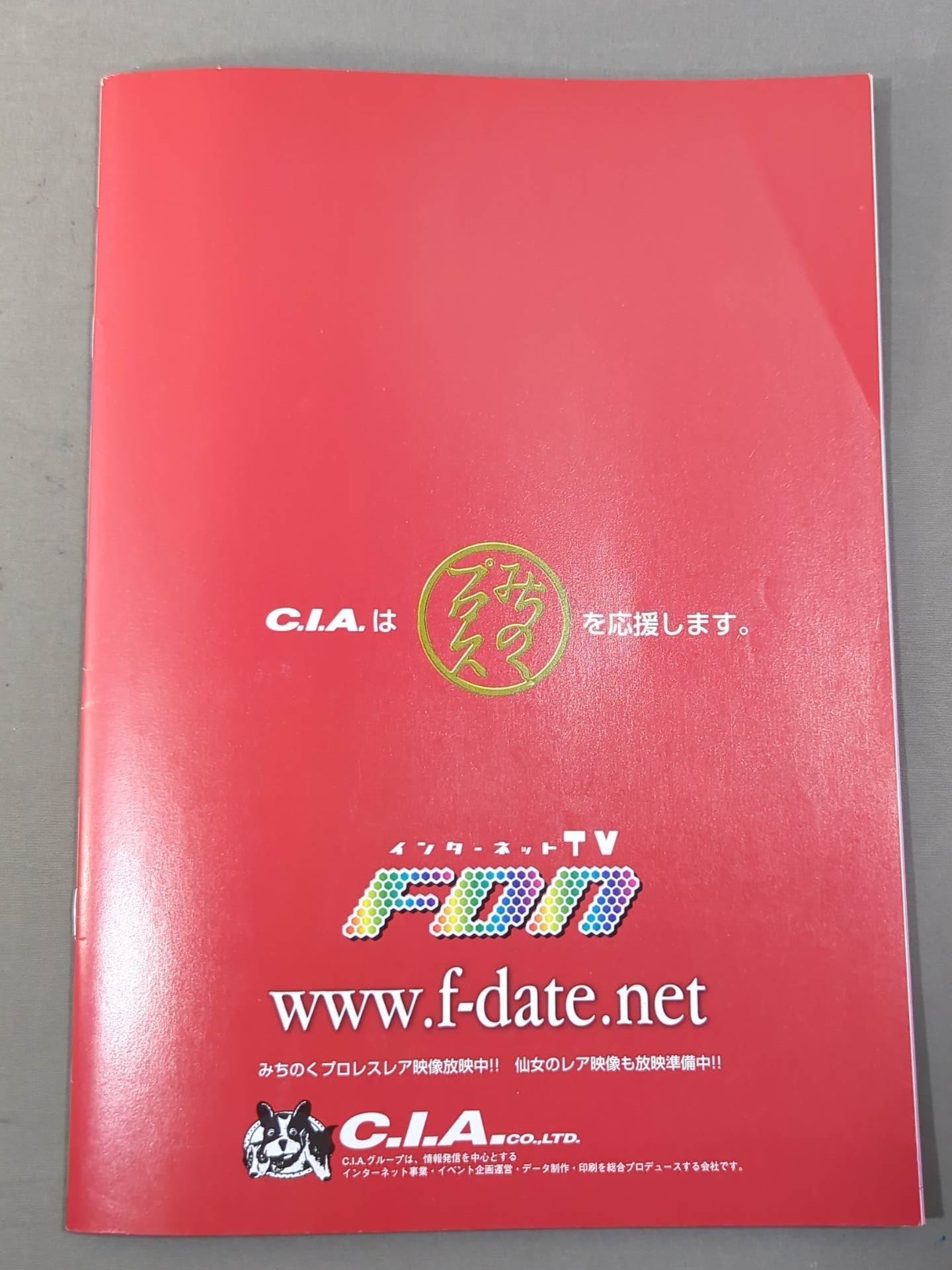 ★決勝戦★ みちのくプロレス オフィシャルパンフレット Vol.138