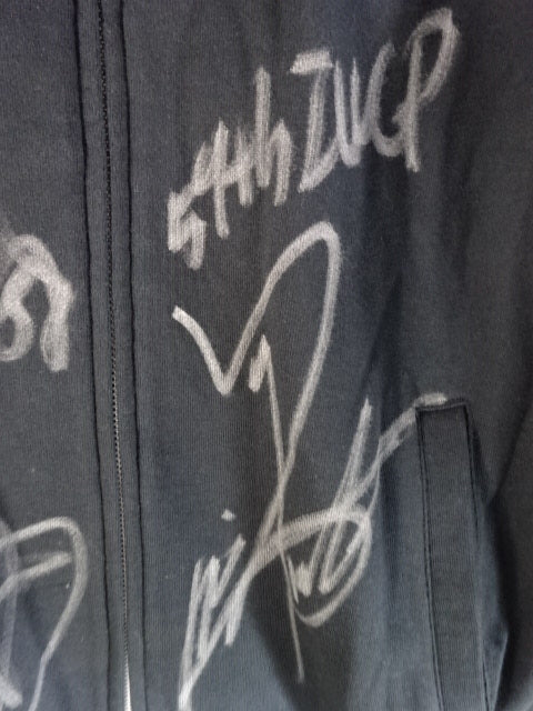 ☆5選手直筆サイン入り!!☆ ライオンマーク×波達 ジャージジャケット