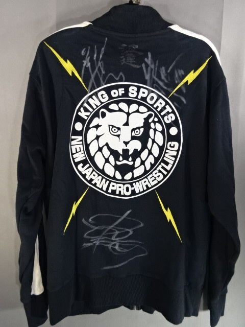 ★5選手直筆サイン入り!!★ ライオンマーク×波達 ジャージジャケット