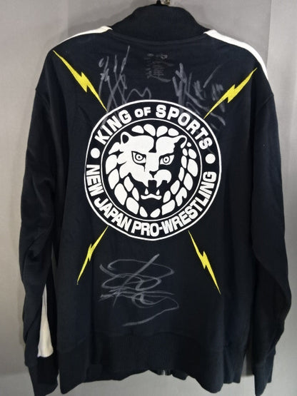 ★5選手直筆サイン入り!!★ ライオンマーク×波達 ジャージジャケット