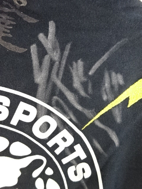 ☆5選手直筆サイン入り!!☆ ライオンマーク×波達 ジャージジャケット