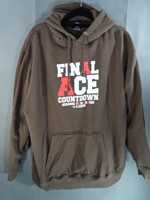 棚橋弘至「FINAL ACE COUNTDOWN」プルオーバーパーカー
