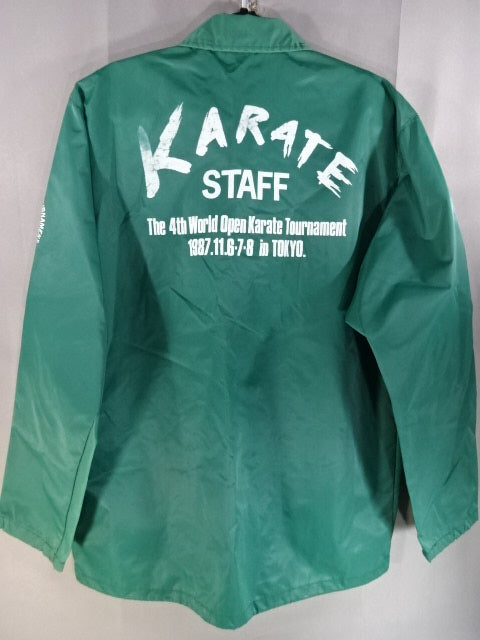 The 4th World KARATE Road Fighters Championship for Staff zip-up jacket 