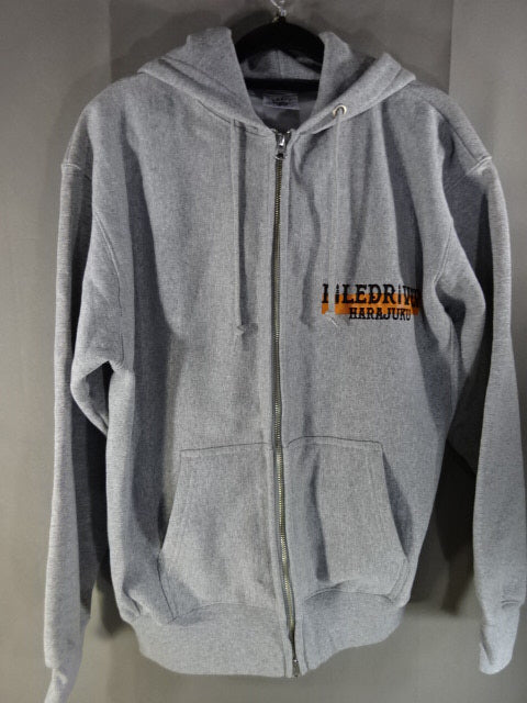 パイルドライバー原宿 ジップパーカー①(グレー)