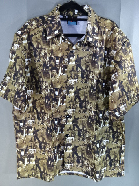 ブルース・リー×ジャッキー・チェン&ウォン・チェン・リー アロハシャツ