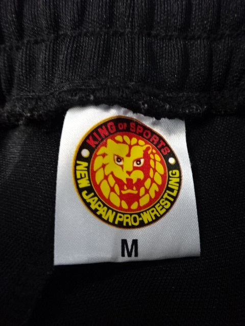新日本プロレス×SOUL SPORTS ライオンマーク ジャージパンツ②(ブラック)