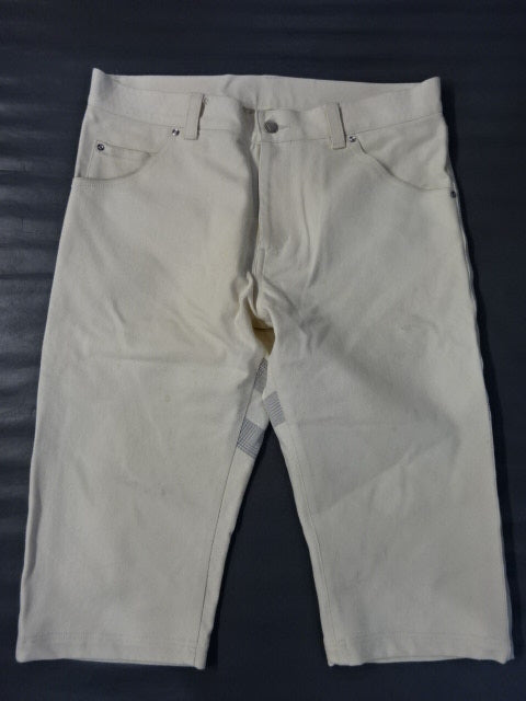 ARISTRIST AT Denim Shorts (1) (White)