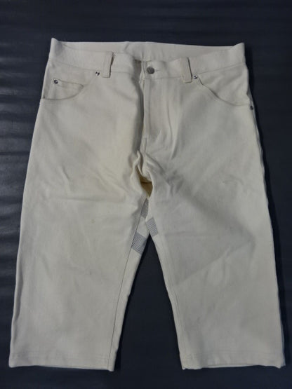 ARISTRIST AT Denim Shorts (1) (White)