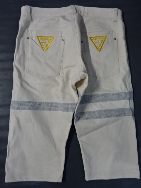 ARISTRIST AT Denim Shorts (1) (White)