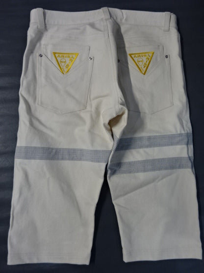 ARISTRIST AT Denim Shorts (1) (White)