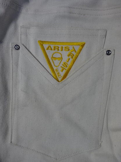 ARISTRIST AT Denim Shorts (1) (White)