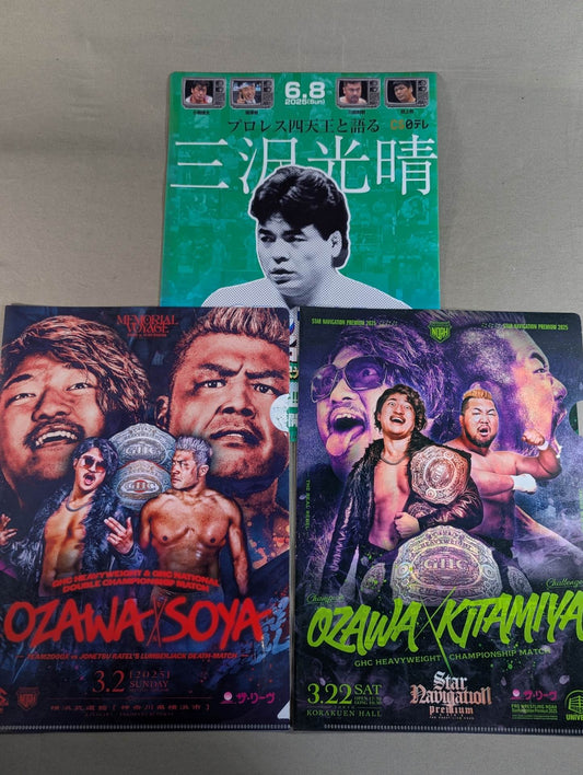 プロレスリングNOAH クリアファイルセット⑮
