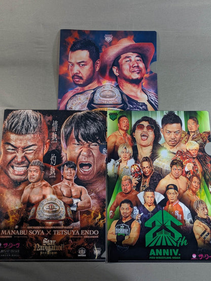 プロレスリングNOAH クリアファイルセット⑯