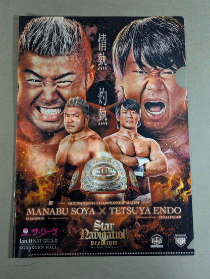 プロレスリングNOAH クリアファイルセット⑯