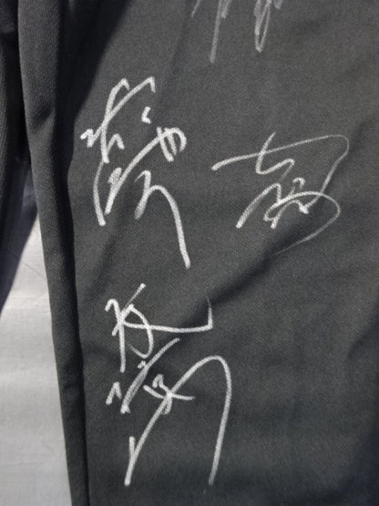 ★12 fighters hand signed autograph ★ ZERO-ONE Jersey Pants (1) (Black)