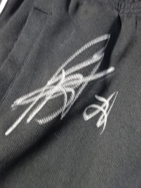 ★12 fighters hand signed autograph ★ ZERO-ONE Jersey Pants (1) (Black)