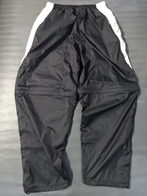 [2 fighters hand signed autograph 】New Japan Pro Wrestling ×SOUL SPORTS Lion Mark  Breaker Pants (1) (Black)