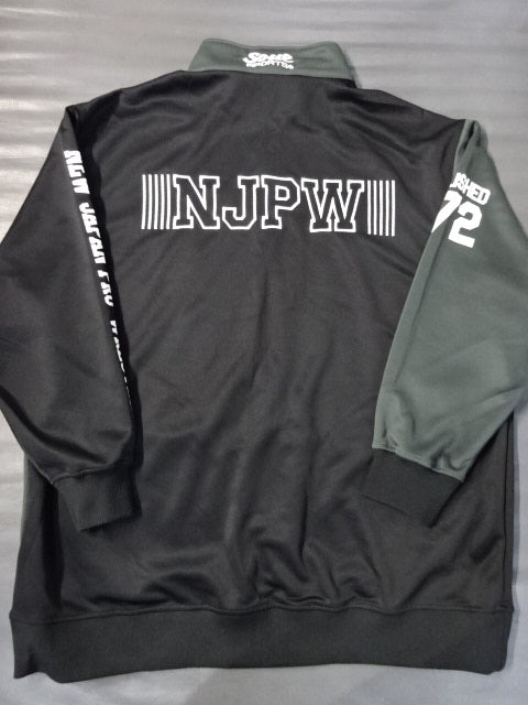 新日本プロレス×SOUL セットアップジャージ⑨(ブラック×グレー)