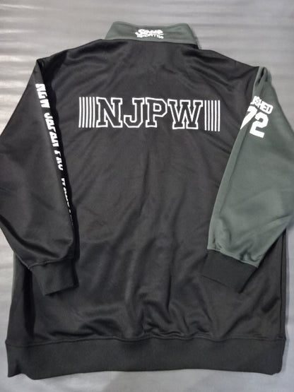 新日本プロレス×SOUL セットアップジャージ⑨(ブラック×グレー)