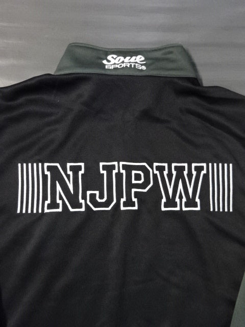 新日本プロレス×SOUL セットアップジャージ⑨(ブラック×グレー)