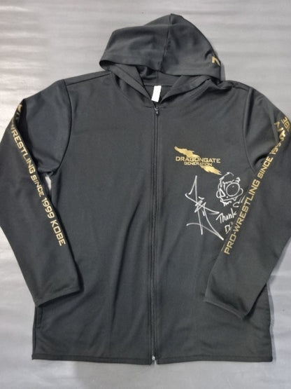 【Kzy 直筆サイン入り】ドラゴンゲート セットアップジャージ①(ブラック)