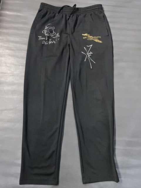 【Kzy 直筆サイン入り】ドラゴンゲート セットアップジャージ①(ブラック)