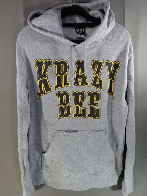 KRAZY BEE プルオーバーパーカー①(グレー)
