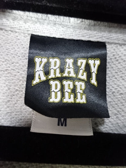 KRAZY BEE Pullover Hoodie  (1) (Grey)