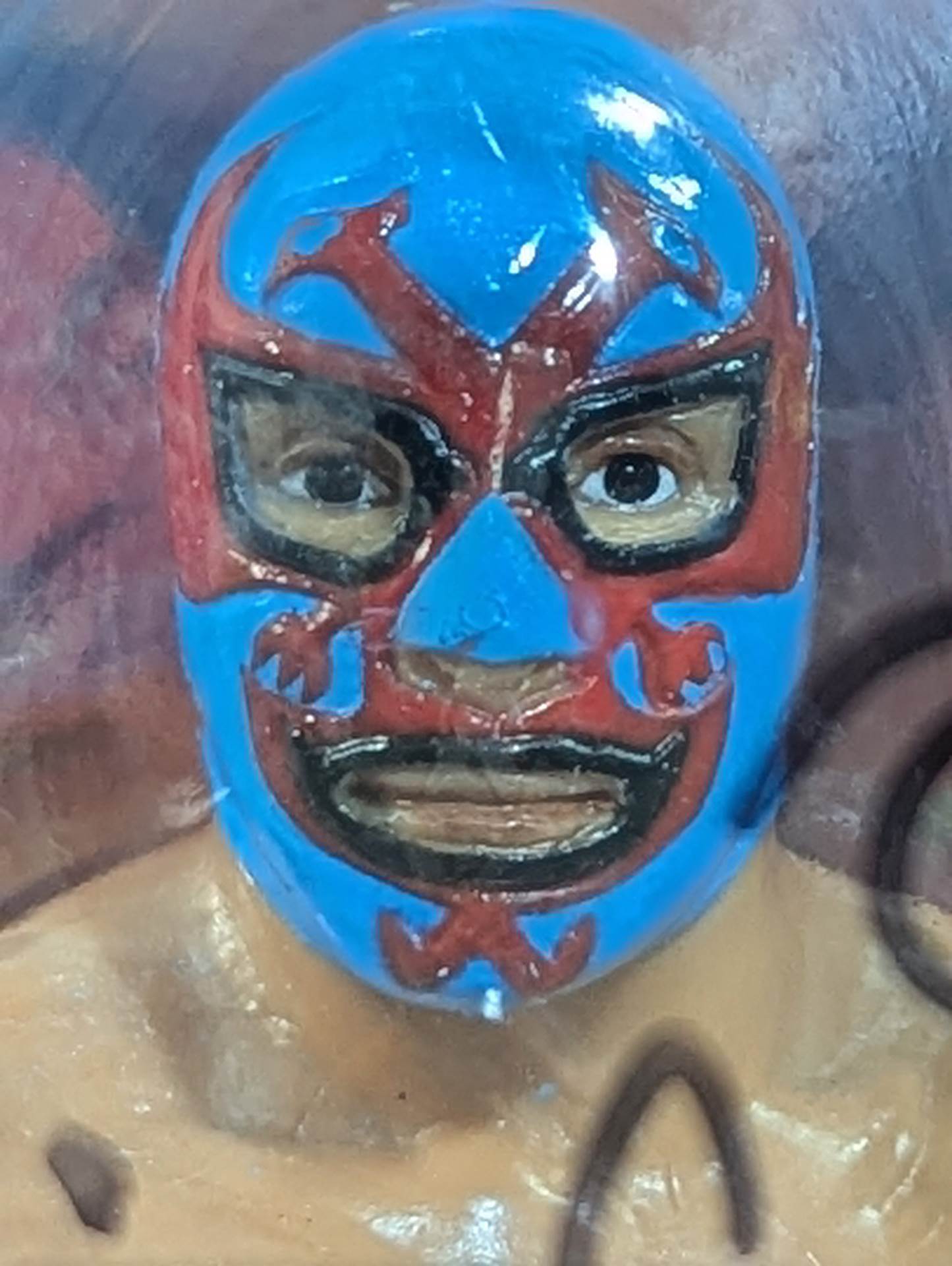 直筆サイン入り】ドス・カラス(水色マスク・UWAベルト付) – 闘道館