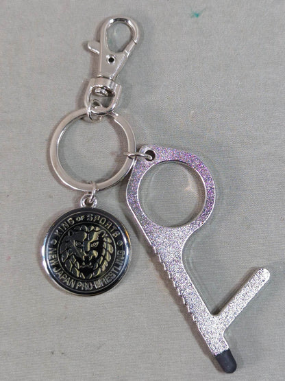 新日本プロレス ライオンマーク タッチレスキーチェーン