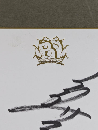 Tenryu Genichiro  (Battle Royale) Shikishi ( Autograph board ) )